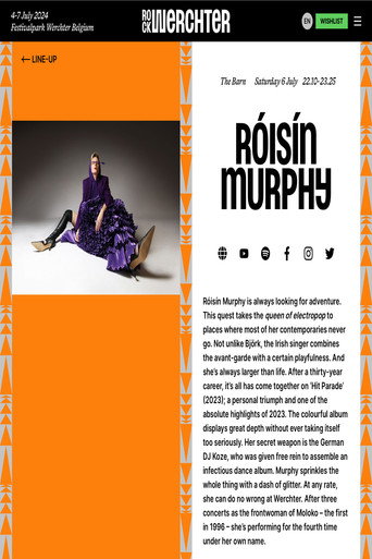 R&oacute;is&iacute;n Murphy - Rock Werchter 2024 (1970)