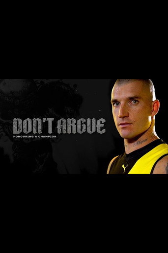 DON'T ARGUE | The Dustin Martin story poster