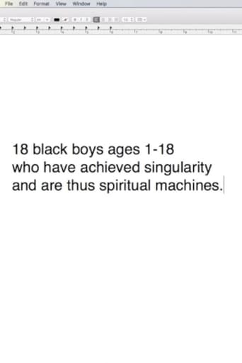 18 Black Boys Ages 1-18 Who Have Arrived at the Singularity and are Thus Spiritual Machines: $1 in an edition of $97 Quadrillion poster 3