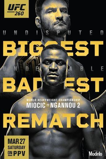 Poster för UFC 260: Miocic vs. Ngannou 2