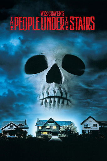 Movie poster: The People Under the Stairs (1991) บ้านกระตุกอย่าอยู่เดี่ยว