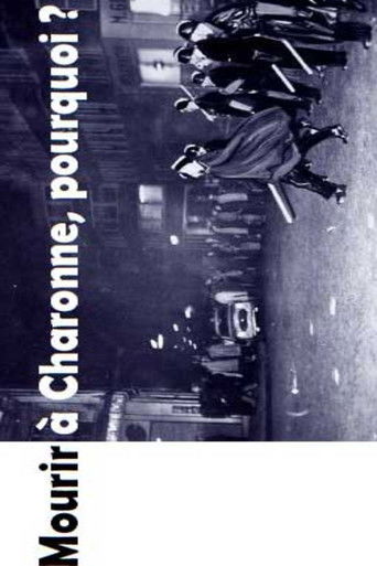 Cartell de Mourir à Charonne, pourquoi ?