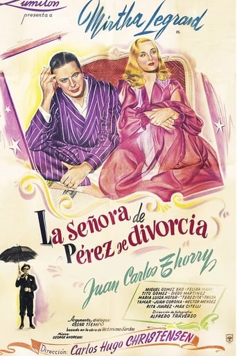 Poster of La señora de Pérez se divorcia