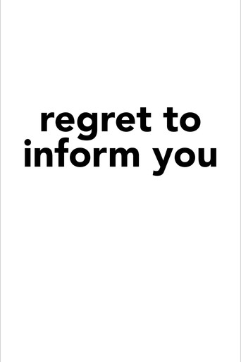 Regret to Inform You poster