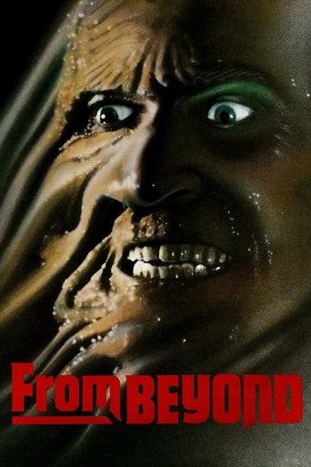 Movie poster: From Beyond (1986) มิติสยองเปลี่ยนคนไม่ให้เป็นคน