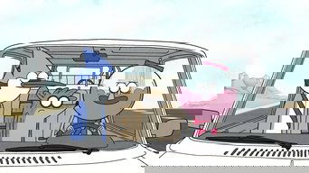 Cena de Carrinho Detonado