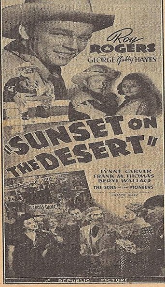poster of Sunset on the Desert