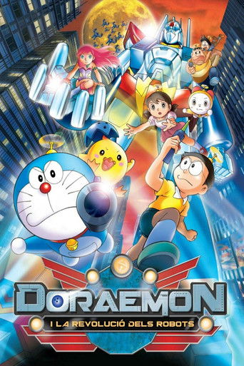 Cartell de Doraemon i la revolució dels robots