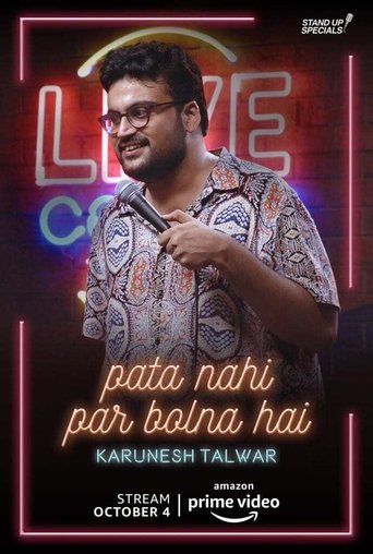 Poster för Pata Nahi Par Bolna Hai: A Comedy Special by Karunesh Talwar