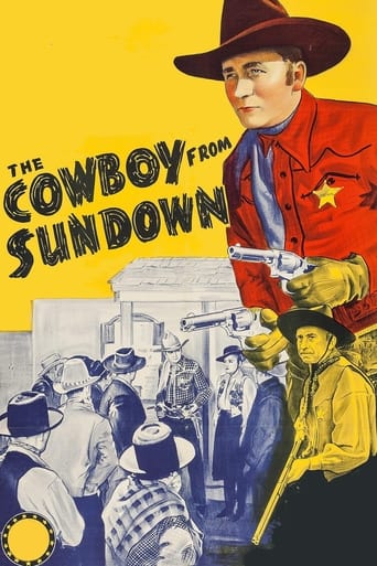 Poster för The Cowboy from Sundown