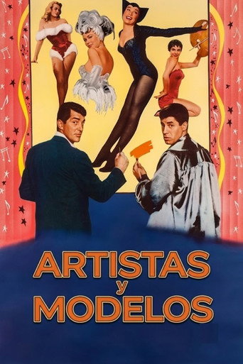 Póster de Artistas y modelos
