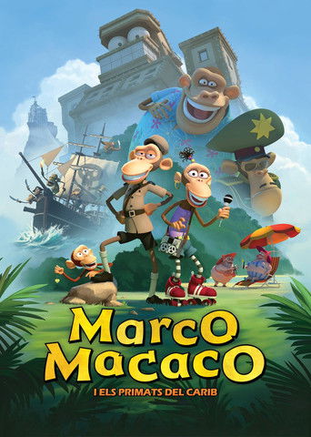 Cartell de Marco Macaco i els primats del Carib
