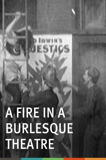 Poster för A Fire in a Burlesque Theatre