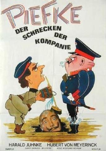 Poster för Piefke, der Schrecken der Kompanie