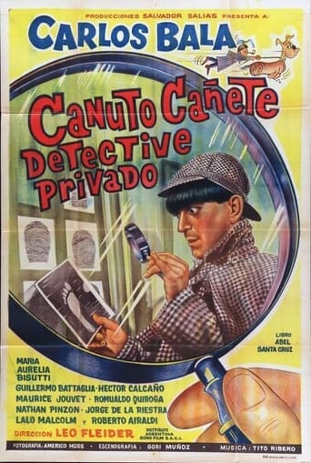 Poster of Canuto Cañete, detective privado