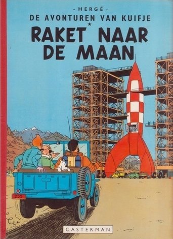 poster Kuifje Raket Naar De Maan