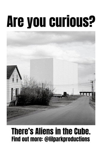There's Aliens in the Cube. poster