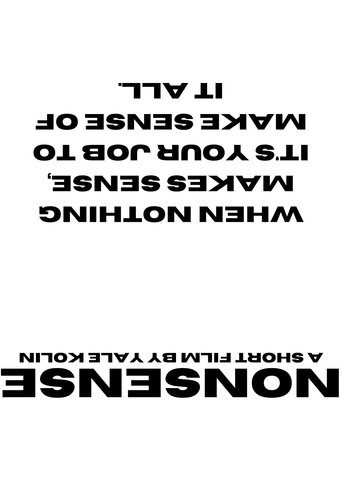 Nonsense poster