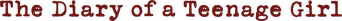 The Diary of a Teenage Girl logo