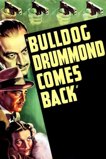 Poster for Bulldog Drummond Comes Back