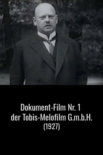 Dokument-Film Nr. 1 der Tobis-Melofilm G.m.b.H. (1927) poster