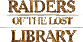 Raiders of the Lost Library logo