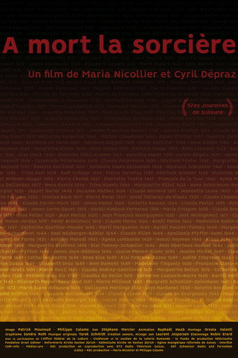 &Agrave; mort la sorci&egrave;re (2022)