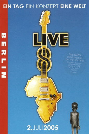 Live 8 Berlin poster