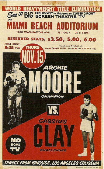 Cassius Clay vs. Archie Moore poster