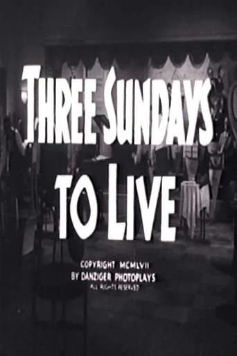 Poster för Three Sundays to Live