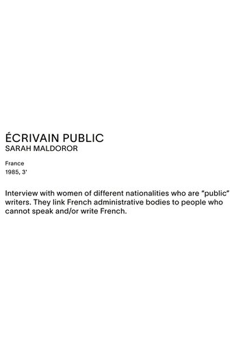 Écrivain public