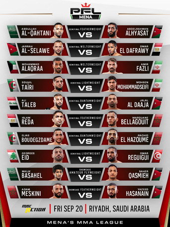PFL 2024 MENA #3: Playoffs -  Al-Qahtani vs. Alhyasat poster