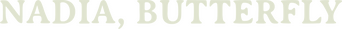Nadia, Butterfly logo