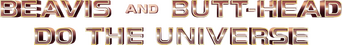Beavis and Butt-Head Do the Universe logo