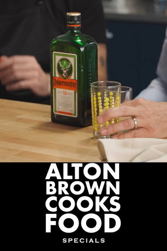 Alton Brown Cooks Food Especiais
