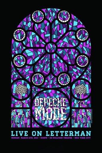 Depeche Mode: Live on Letterman poster