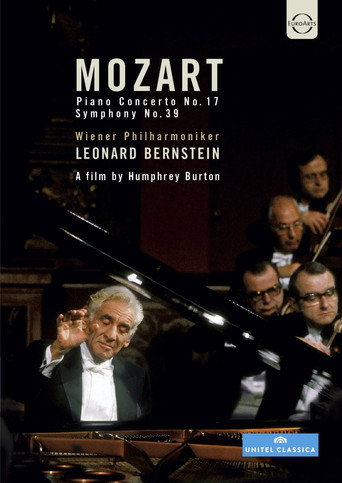 Mozart Piano Concerto No. 17, Symphony No. 39 - Leonard Bernstein poster