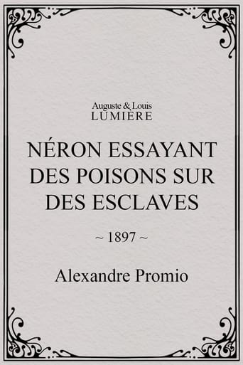 Poster för Néron essayant des poisons sur des esclaves