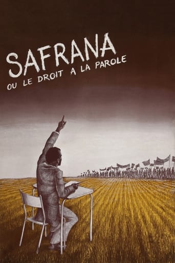 Poster of Safrana ou le droit à la parole