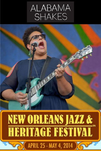 Alabama Shakes New Orleans Jazz & Heritage Festival 2014 poster
