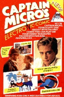 Captain Micro's Electronic Comic poster
