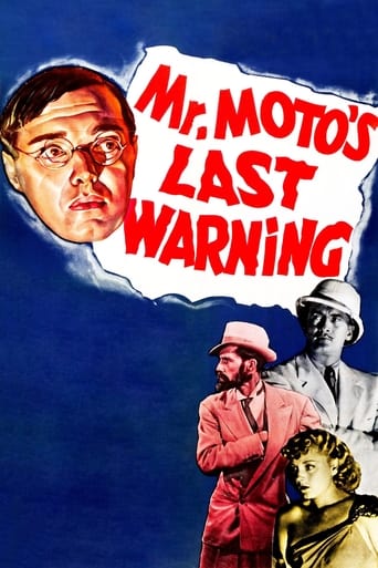 poster Mr. Moto's Last Warning