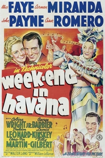 Poster för Week-End in Havana