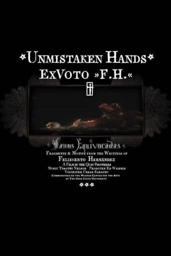 Poster för Unmistaken Hands: Ex Voto F.H.
