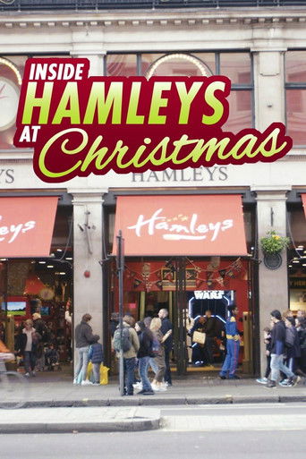 Inside Hamleys at Christmas poster