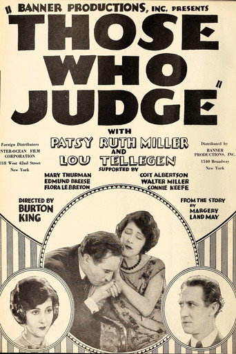 Those Who Judge (1924)