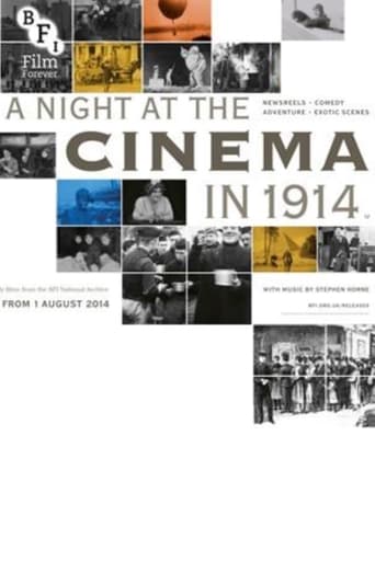 O noapte la cinema în 1914
