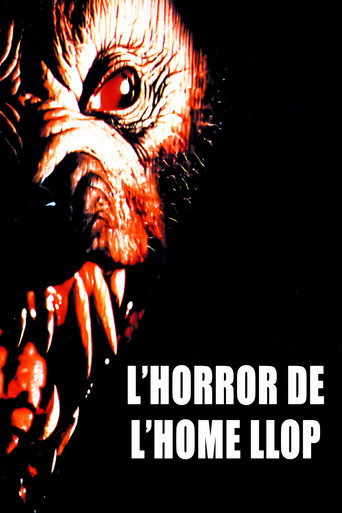 Cartell de L’horror de l’home llop