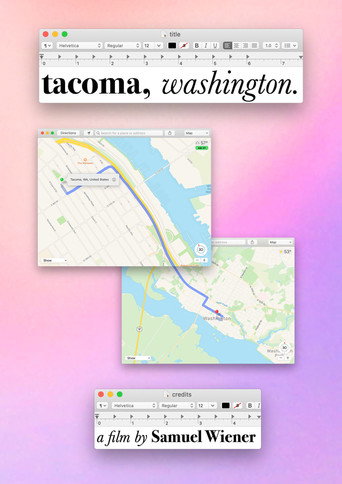 tacoma, washington. poster