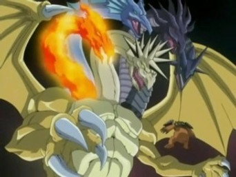 Fusing souls! Neos vs. Five God Dragon
